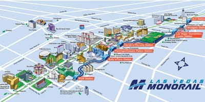 LV monorraíl mapa