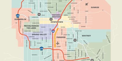 Mapa De Las Vegas